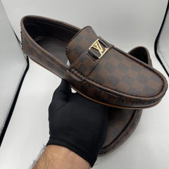 Slide leather loafers 10