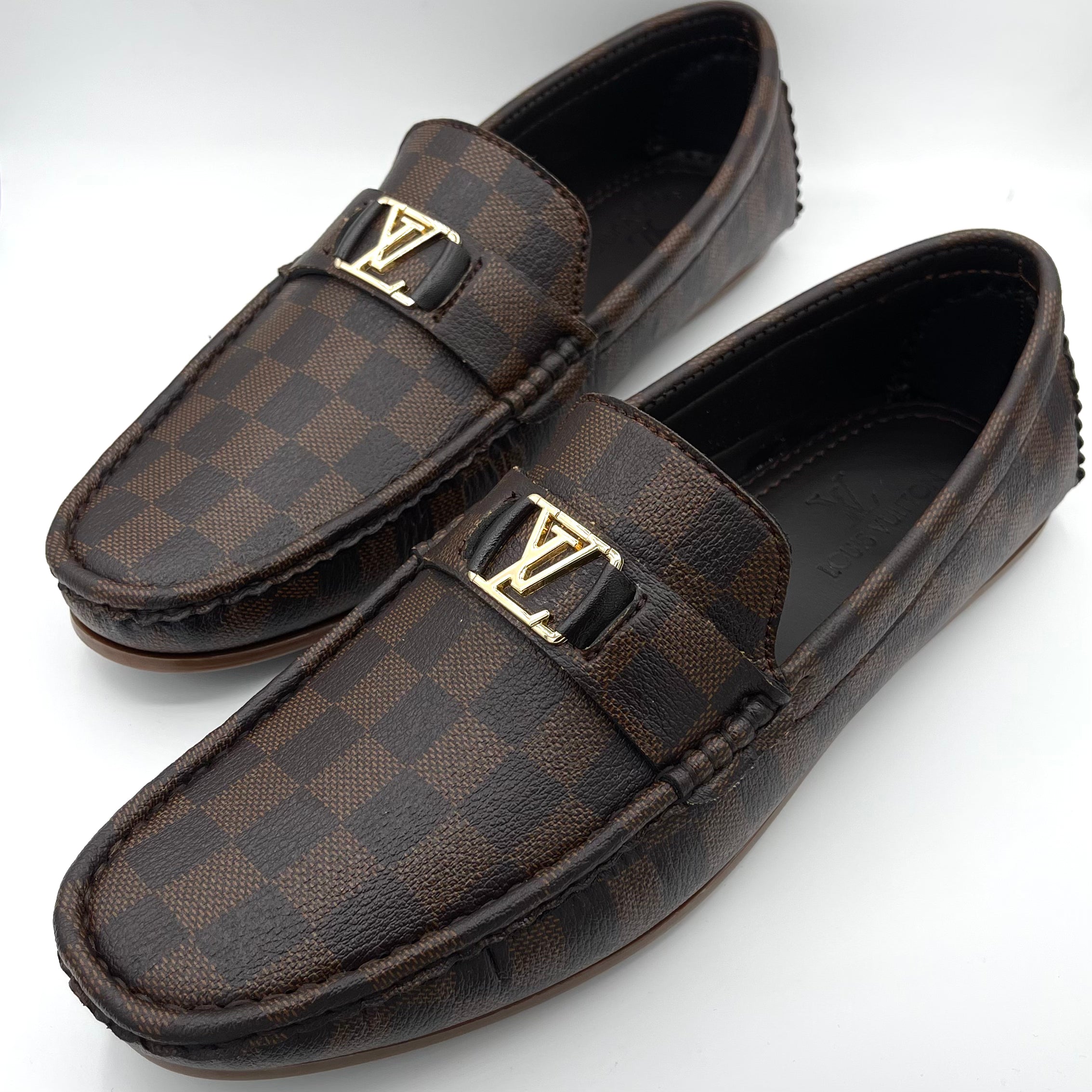 Slide leather loafers 10
