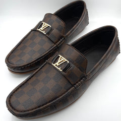 Slide leather loafers 10
