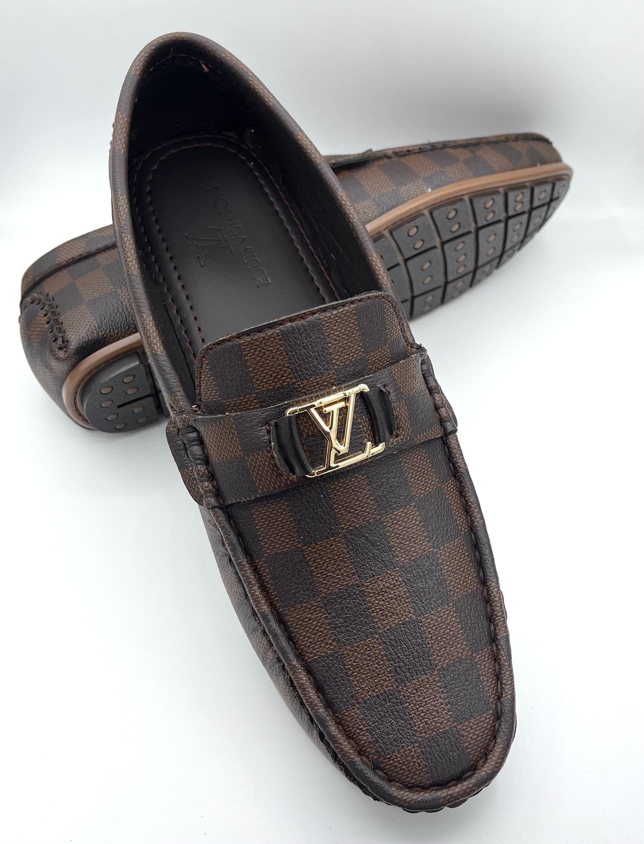 Slide leather loafers 10
